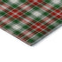 8' X 10' Emerald Red And Green Abstract Geometric Washable Area Rug With UV Protection