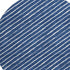 8' Navy Blue And Ivory Abstract Geometric Washable Round Rug With UV Protection