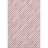 8' X 10' Red And White Abstract Geometric Washable Area Rug With UV Protection
