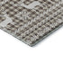 5' X 8' Brown And Ivory Abstract Geometric Washable Area Rug With UV Protection