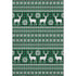 5' X 8' Green Black And Ivory Abstract Geometric Washable Area Rug With UV Protection