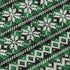 5' X 8' Green Black And Ivory Abstract Geometric Washable Area Rug With UV Protection