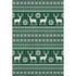 5' X 8' Green Black And Ivory Abstract Geometric Washable Area Rug With UV Protection