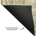 5' X 8' Gold Gray And Ivory Abstract Geometric Washable Area Rug With UV Protection