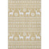 5' X 8' Gold Gray And Ivory Abstract Geometric Washable Area Rug With UV Protection