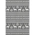 9' X 12' Gray Black And Ivory Abstract Geometric Washable Area Rug With UV Protection