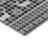 9' X 12' Gray Black And Ivory Abstract Geometric Washable Area Rug With UV Protection