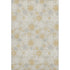 5' X 8' Beige Gold And Gray Abstract Geometric Washable Area Rug With UV Protection