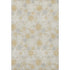 5' X 8' Beige Gold And Gray Abstract Geometric Washable Area Rug With UV Protection