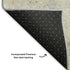 8' Beige Gold And Gray Abstract Geometric Washable Round Rug With UV Protection