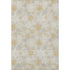8' X 10' Beige Gold And Gray Abstract Geometric Washable Area Rug With UV Protection