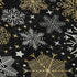 5' X 8' Black Gold And Ivory Abstract Geometric Washable Area Rug With UV Protection