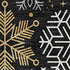 5' X 8' Black Gold And Ivory Abstract Geometric Washable Area Rug With UV Protection