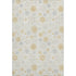 5' X 8' Ivory Gray And Gold Abstract Geometric Washable Area Rug With UV Protection