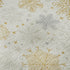 5' X 8' Ivory Gray And Gold Abstract Geometric Washable Area Rug With UV Protection