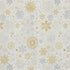5' X 8' Ivory Gray And Gold Abstract Geometric Washable Area Rug With UV Protection