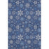 8' X 10' Navy Blue And Ivory Abstract Geometric Washable Area Rug With UV Protection