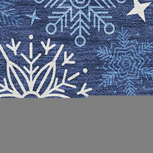8' X 10' Navy Blue And Ivory Abstract Geometric Washable Area Rug With UV Protection