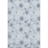 8' X 10' Sky Blue And Ivory Abstract Geometric Washable Area Rug With UV Protection