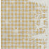 5' X 8' Gold Gray And Ivory Gingham Washable Area Rug With UV Protection