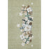 8' X 10' Artichoke Green Beige And Ivory Geometric Washable Area Rug With UV Protection