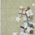 8' X 10' Artichoke Green Beige And Ivory Geometric Washable Area Rug With UV Protection