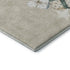 5' X 8' Beige Blue And Ivory Geometric Washable Area Rug With UV Protection
