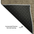 5' X 8' Brown Blue And Ivory Geometric Washable Area Rug With UV Protection