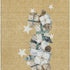 5' X 8' Gold Blue And Ivory Geometric Washable Area Rug With UV Protection