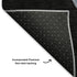 5' X 8' Black Blue And Brown Geometric Washable Area Rug With UV Protection
