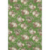 5' X 8' Green Brown And Beige Polka Dot Washable Area Rug With UV Protection