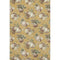 5' X 8' Gold Brown And Beige Polka Dot Washable Area Rug With UV Protection
