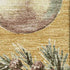 5' X 8' Gold Brown And Beige Polka Dot Washable Area Rug With UV Protection