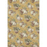 9' X 12' Gold Brown And Beige Polka Dot Washable Area Rug With UV Protection