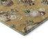 9' X 12' Gold Brown And Beige Polka Dot Washable Area Rug With UV Protection