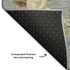 5' X 8' Gray Brown And Beige Polka Dot Washable Area Rug With UV Protection