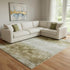 8' X 10' Beige And Ivory Geometric Washable Area Rug With UV Protection