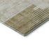 8' X 10' Beige And Ivory Geometric Washable Area Rug With UV Protection