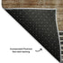 5' X 8' Rust And Gray Geometric Washable Area Rug With UV Protection