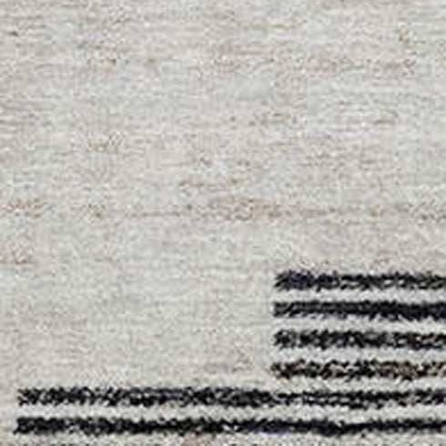 8' Rust And Gray Geometric Washable Round Rug With UV Protection