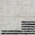 8' Rust And Gray Geometric Washable Round Rug With UV Protection