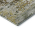 5' X 8' Gold And Beige Abstract Washable Area Rug With UV Protection