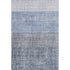 5' X 8' Blue And Gray Geometric Washable Area Rug With UV Protection