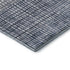 5' X 8' Blue And Gray Geometric Washable Area Rug With UV Protection