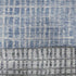 5' X 8' Blue And Gray Geometric Washable Area Rug With UV Protection