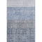 8' X 10' Blue And Gray Geometric Washable Area Rug With UV Protection