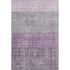 5' X 8' Plum And Gray Geometric Washable Area Rug With UV Protection