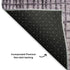 5' X 8' Plum And Gray Geometric Washable Area Rug With UV Protection