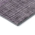 5' X 8' Plum And Gray Geometric Washable Area Rug With UV Protection