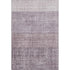 8' X 10' Purple And Ivory Geometric Washable Area Rug With UV Protection